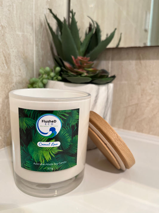 Soy Candle 375g - Coconut Lime